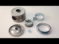 ISO nhà máy kim loại tùy chỉnh vẽ sâu # 6 # 8 # 10 # 12 kích thước đầy đủ Hộp áo khoác nhôm vẽ sâu