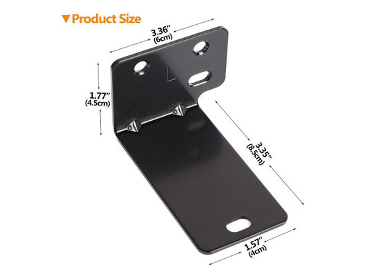 OEM ODM Custom Universal Wall Mount Kit Sound Bar Rack Mounting Brackets Đen bột phủ nhôm