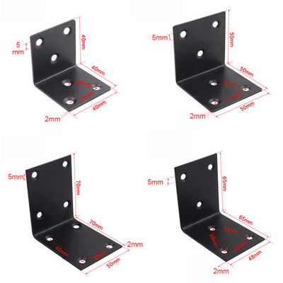 Thép không gỉ Thép galvanized bàn tùy chỉnh kim loại Bracket góc phải Brackets góc