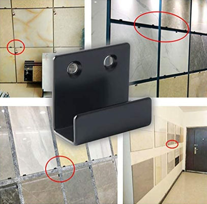 Đen bột bọc dán kim loại thép hình U cửa hàng rào chắn đệm tùy chỉnh