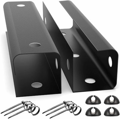 Custom Carbon Steel Powder Coating Metal Bracket Under Desk Cable Management Tray Wire Tray Cho văn phòng