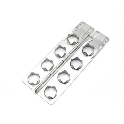 Kim loại Gập gập Giao an Hardware Fittings 6/8/10 lỗ mỏng sắt tấm Pallet cổo Giao an Case gỗ cổo gỗ
