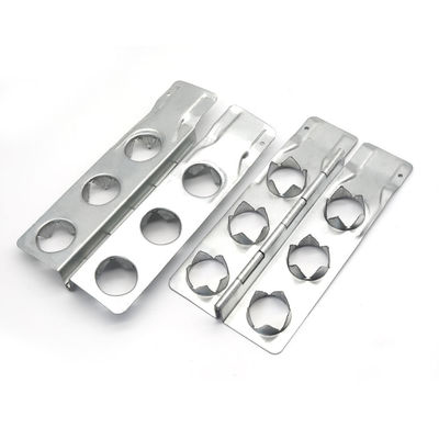Kim loại Gập gập Giao an Hardware Fittings 6/8/10 lỗ mỏng sắt tấm Pallet cổo Giao an Case gỗ cổo gỗ