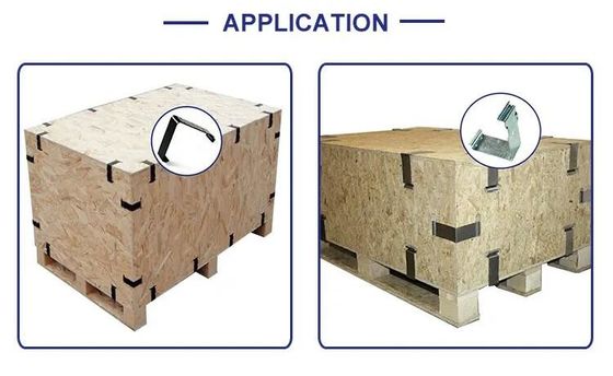 Thép Carbon Stamping Punching Động lực kẽm bọc tấm kẹp hộp clip