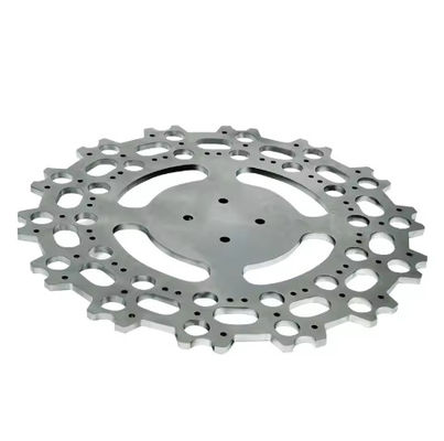 Thickness Range 0.1mm To 20mm Laser Cut Metal Parts with Black Powder Coating Surface Precision Processing