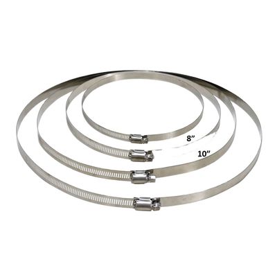 Gốm lót P clip gốm ống kẹp thép không gỉ INOX 304 bền R loại ống kẹp kẹp ống khóa nhanh