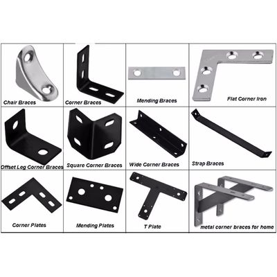 Wall Mount Angle Bracket Stainless Steel Metal Angle Bracket cho gỗ