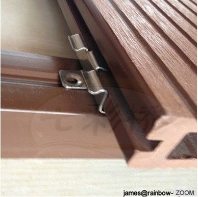 chất lượng cao OEM tùy chỉnh dễ dàng lắp đặt thép không gỉ WPC Decking Clips cho các kết nối gỗ