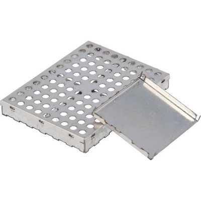Khóa chắn theo yêu cầu Khóa chắn EMI RF Khóa vỏ SPCC Phần kim loại tấm cho điện thoại di động PCB loại uốn cong bền