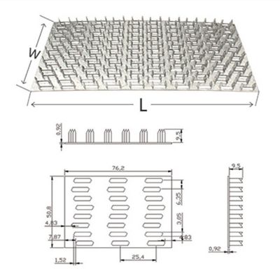 Sản xuất nhanh gấp đôi móng gỗ mạ đệm tấm gỗ mạ đệm tấm để kết nối gỗ