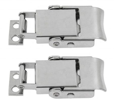 Thép không gỉ 304 Xuân tải kéo khóa Toggle Hasp Clamp khóa khóa chuốt cho hộp và tủ