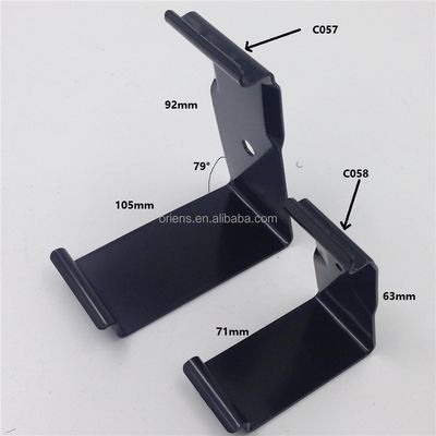 Bảng kim loại đóng dấu sản xuất tùy chỉnh Đen E-màng kẽm thép tái sử dụng gỗ gỗ hộp kim loại hộp clip