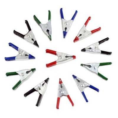 2 inch 4 inch 6 inch thép mùa xuân kẹp lều màu trắng một hình dạng Spring Camp nhanh khóa kẹp cho trang phục cưới quần áo và lều