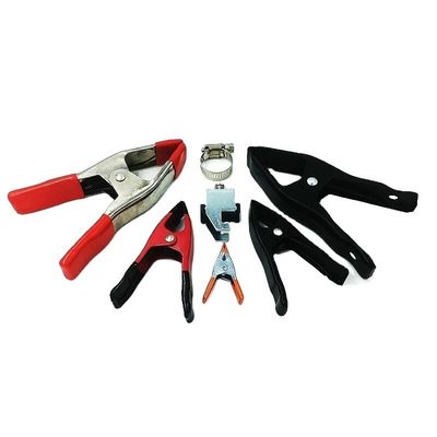 2 inch 4 inch 6 inch thép mùa xuân kẹp lều màu trắng một hình dạng Spring Camp nhanh khóa kẹp cho trang phục cưới quần áo và lều