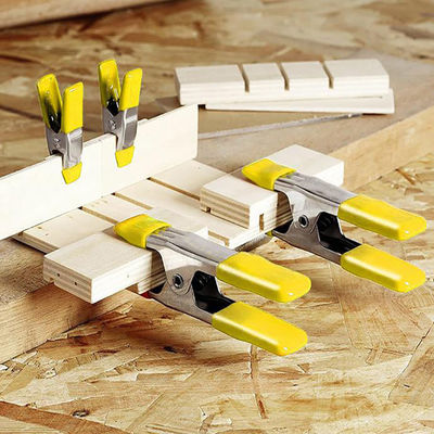 Công dụng nặng 2 4 6 9 inch Metal Spring Clamp Clip với tay cầm PVC cho chế biến gỗ