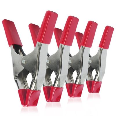 2 inch 4 inch 6 inch thép mùa xuân kẹp lều màu trắng một hình dạng Spring Camp nhanh khóa kẹp cho trang phục cưới quần áo và lều