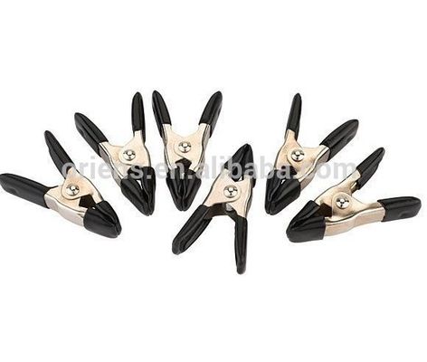 2 inch 4 inch 6 inch thép mùa xuân kẹp lều màu trắng một hình dạng Spring Camp nhanh khóa kẹp cho trang phục cưới quần áo và lều