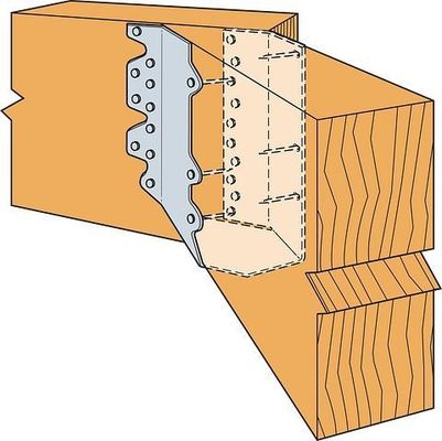 Thép kẽm và thép không gỉ Thang máy kết nối gỗ Hardware Metal Bracket cho gỗ