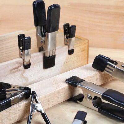 Bộ kẹp dây chuyền kim loại tùy chỉnh Công cụ phần cứng Kẹp tay kim loại trắng 4' 6' 9'